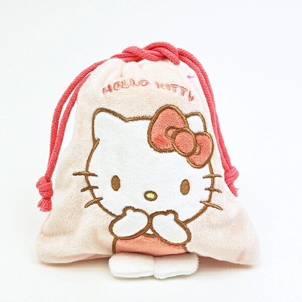 サンリオ ハローキティ 足ぴょこ巾着 (ピンク) Sanrio