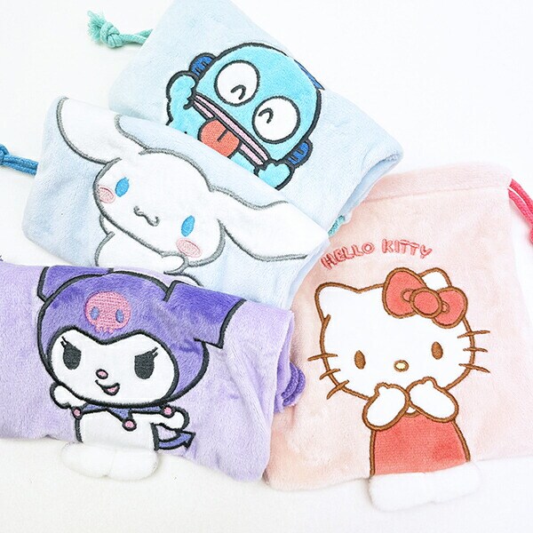 サンリオ ハローキティ 足ぴょこ巾着 (ピンク) Sanrio