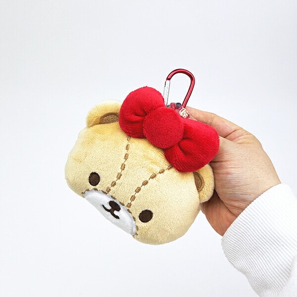 サンリオ タイニーチャム カラビナ付きぬいぐるみファスナーマスコット ポーチ Sanrio