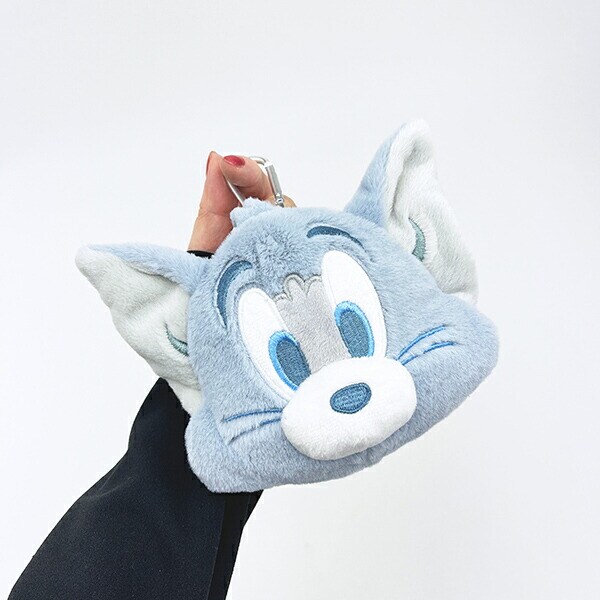 トムとジェリー トム カラビナ付きぬいぐるみファスナーマスコット (ダスティーカラー)