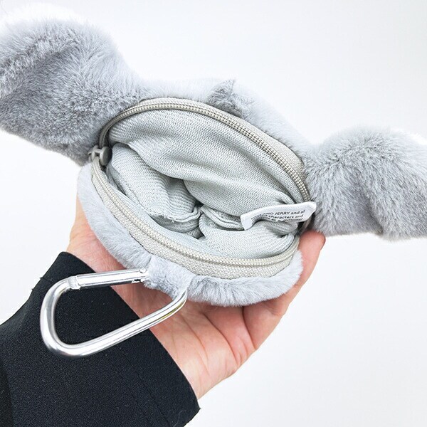 トムとジェリー タフィー カラビナ付きぬいぐるみファスナーマスコット (ダスティーカラー)