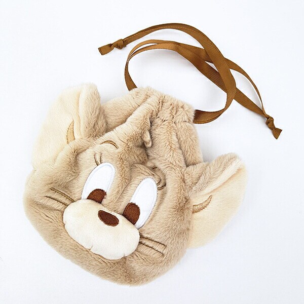 トムとジェリー ジェリー ぬいぐるみ巾着 (ダスティーカラー)