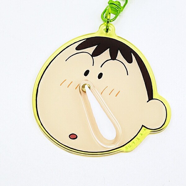 クレヨンしんちゃん ボーちゃん 鼻水ぐるぐるキーホルダー(フェイス)