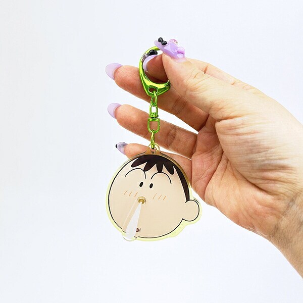 クレヨンしんちゃん ボーちゃん 鼻水ぐるぐるキーホルダー(フェイス)