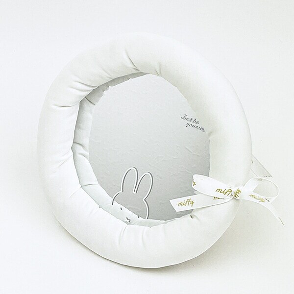 ミッフィー クッションフレームミラー ホワイト miffy
