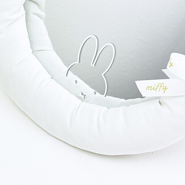 ミッフィー クッションフレームミラー ホワイト miffy