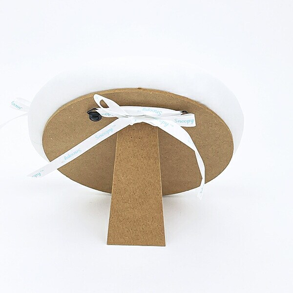 スヌーピー クッションフレームミラー ホワイト SNOOPY