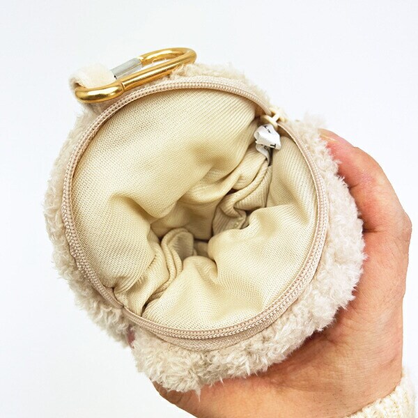 いしょわちゃん カラビナ付きぬいぐるみファスナーマスコットキーホルダー San-x サンエックス