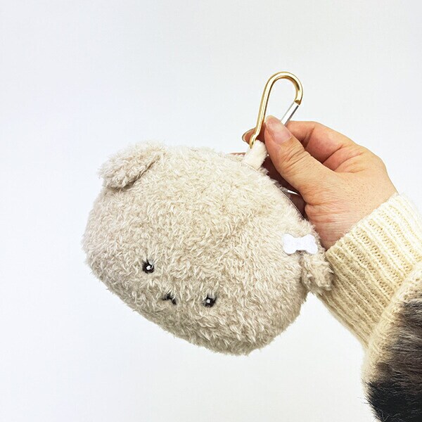 いしょわちゃん カラビナ付きぬいぐるみファスナーマスコットキーホルダー San-x サンエックス