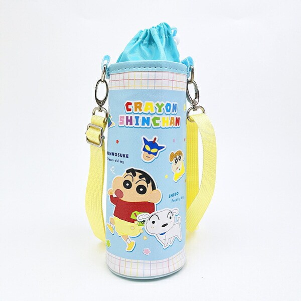 クレヨンしんちゃん ステッカー ボトルカバーL ランチ用品