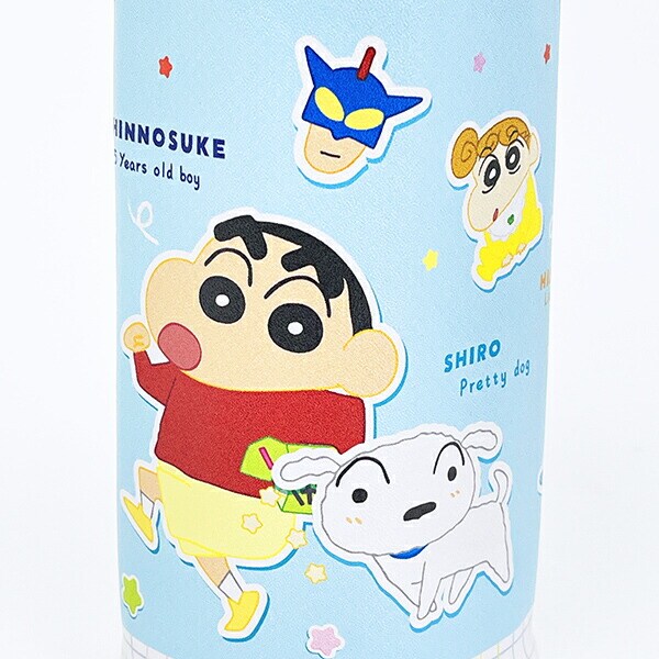 クレヨンしんちゃん ステッカー ボトルカバーL ランチ用品