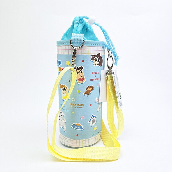 クレヨンしんちゃん ステッカー ボトルカバーL ランチ用品