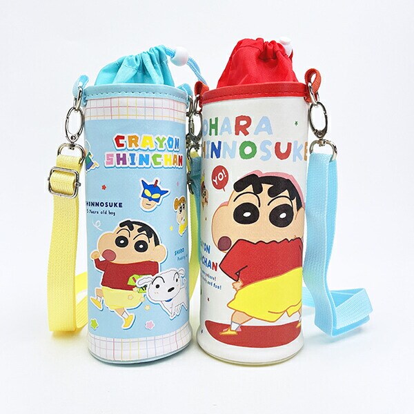 クレヨンしんちゃん ステッカー ボトルカバーL ランチ用品