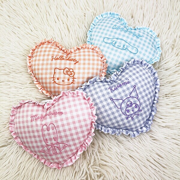 サンリオ シナモロール サンリオキャラクターズ ハートクッションポーチ シナモン Sanrio