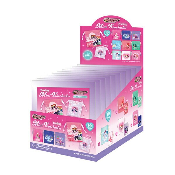 パワーパフガールズ トレーディングミニ巾着 全10種 コンプリートBOX パワパフ