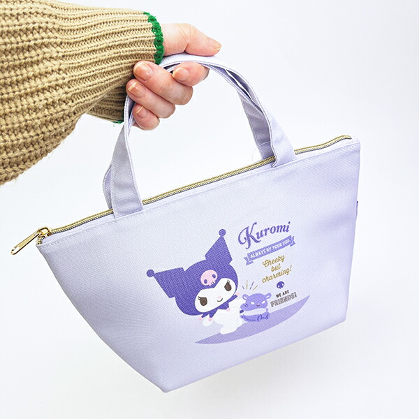 サンリオ クロミ バッジロゴ 保冷帆布ランチバッグ SANRIO