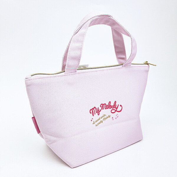 サンリオ マイメロディ バッジロゴ 保冷帆布ランチバッグ SANRIO