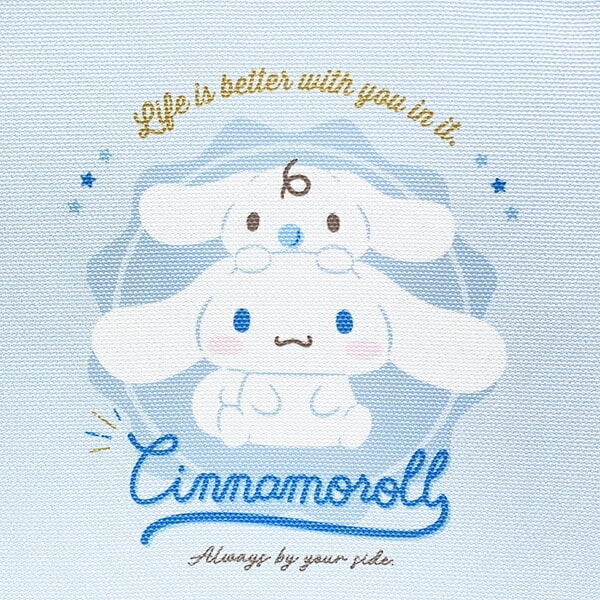 サンリオ シナモロール シナモン バッジロゴ 保冷帆布ランチバッグ SANRIO