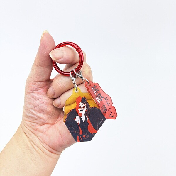 ディズニー パワーワード・ヴィランズ クルエラ 2チャームキーホルダー Disney