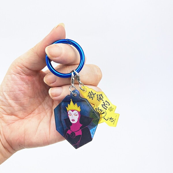 ディズニー パワーワード・ヴィランズ 女王(魔女) 2チャームキーホルダー Disney