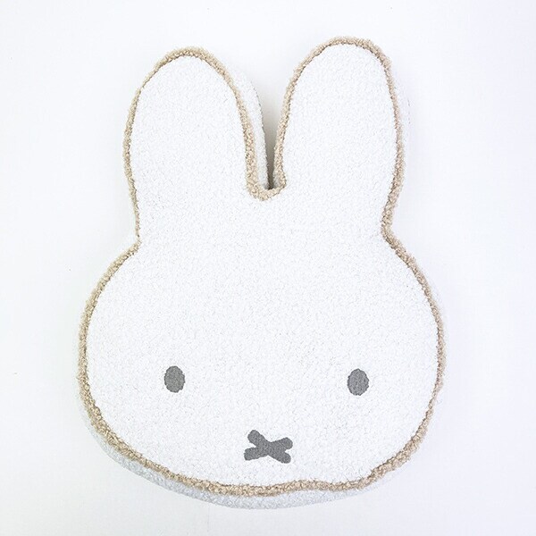 ミッフィー miffy パイピングクッション ノーマル アイボリー
