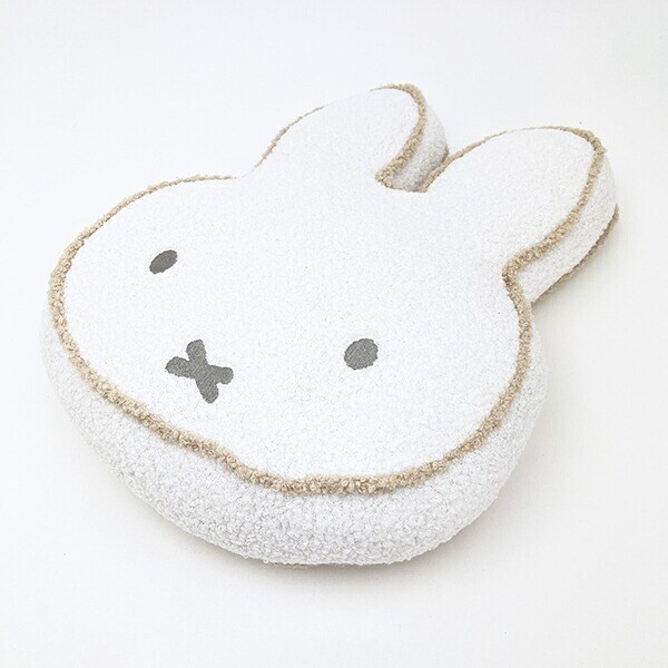 ミッフィー miffy パイピングクッション ノーマル アイボリー