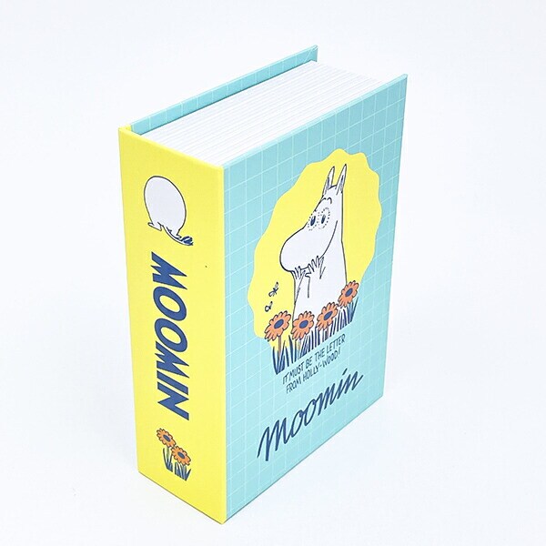 ムーミン ブック型ボックス color of funny ショートワイド MOOMIN