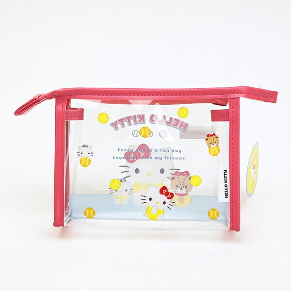 サンリオ ハローキティ フチイロポーチ (テニス) Sanrio