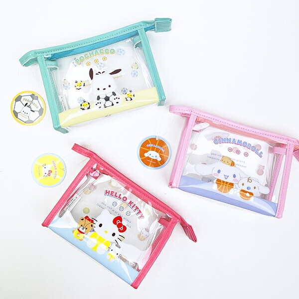 サンリオ ハローキティ フチイロポーチ (テニス) Sanrio