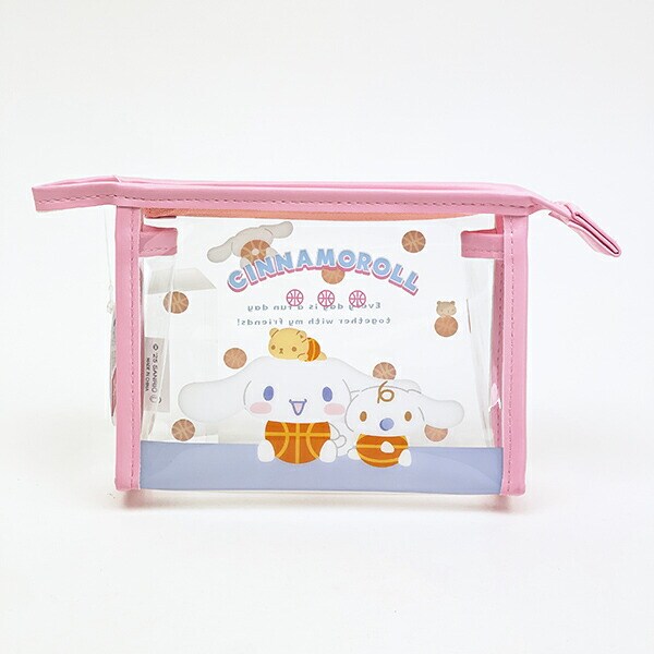サンリオ シナモロール フチイロポーチ (バスケ) シナモン Sanrio