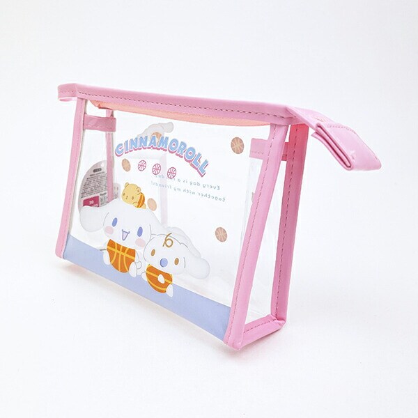 サンリオ シナモロール フチイロポーチ (バスケ) シナモン Sanrio