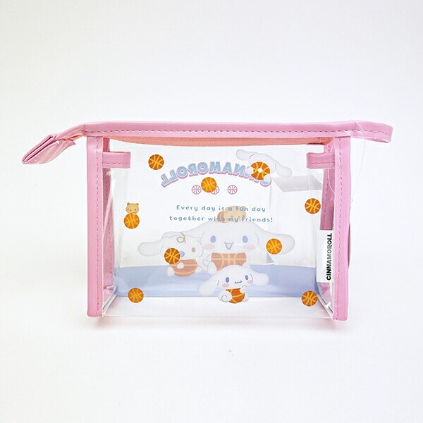 サンリオ シナモロール フチイロポーチ (バスケ) シナモン Sanrio