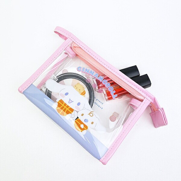 サンリオ シナモロール フチイロポーチ (バスケ) シナモン Sanrio