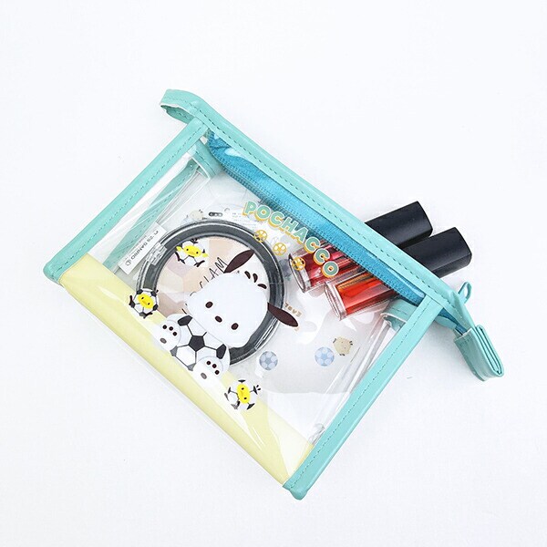 サンリオ ポチャッコ フチイロポーチ (サッカー) Sanrio