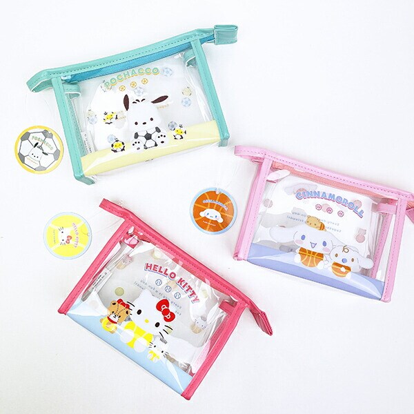 サンリオ ポチャッコ フチイロポーチ (サッカー) Sanrio
