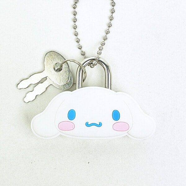 サンリオ シナモロール 南京錠キーホルダー シナモン Sanrio