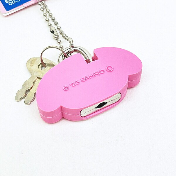 サンリオ マイメロディ 南京錠キーホルダー Sanrio