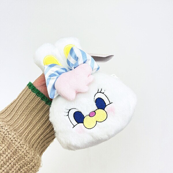 MOMOREI(モモレイ) Rico カラビナ付きぬいぐるみファスナーマスコット