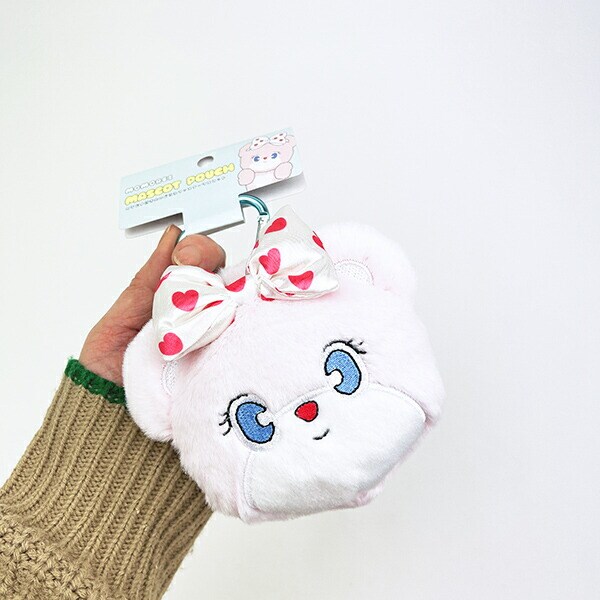 MOMOREI(モモレイ) Pinco カラビナ付きぬいぐるみファスナーマスコット