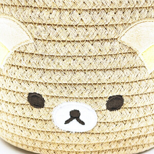 リラックマ ロープバスケット(S) 小物入れ