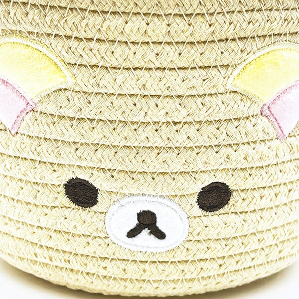 リラックマ コリラックマ ロープバスケット(S) 小物入れ