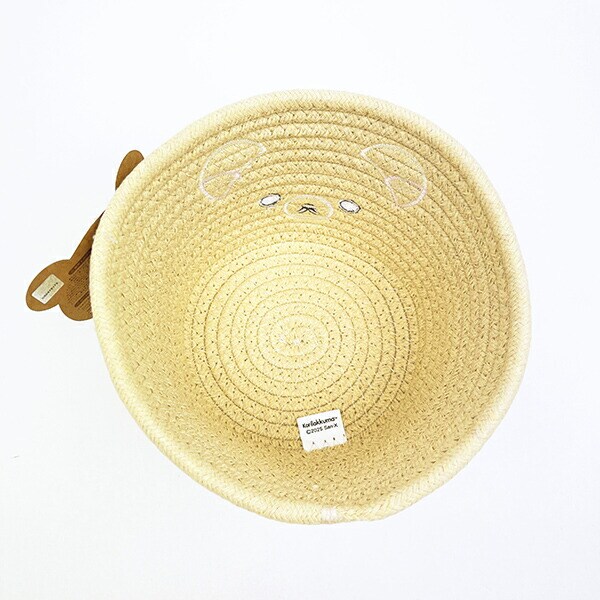 リラックマ コリラックマ ロープバスケット(S) 小物入れ