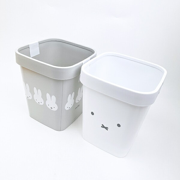 ミッフィー miffy フェイス ストックスストッパー付きダストボックス