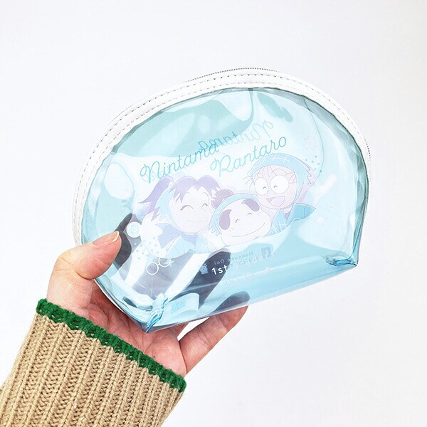 忍たま乱太郎 乱きりしん＆学園関係者 クリアシェルポーチ