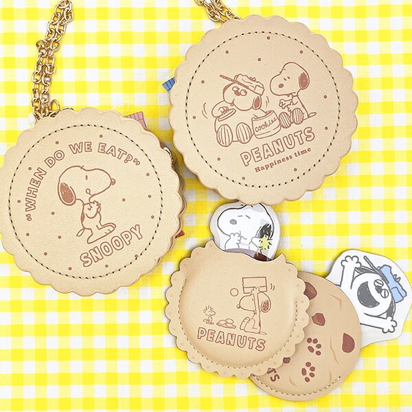 スヌーピー クッキー型マルチケース ポーチ SNOOPY