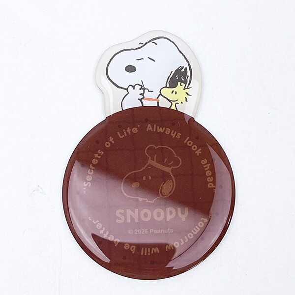 スヌーピー ＆ウッドストック ケース入りミラー SNOOPY