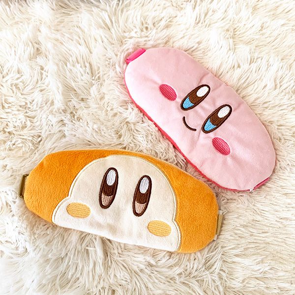 星のカービィアイマスク　ワドルディ リラックス オレンジ