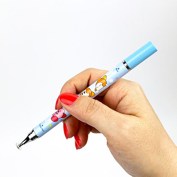 星のカービィ 2wayタッチペン カービィ＆ワドルディ ボールペン付きタッチペン ブルー