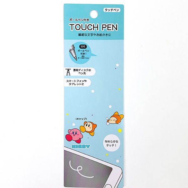 星のカービィ 2wayタッチペン カービィ＆ワドルディ ボールペン付きタッチペン ブルー