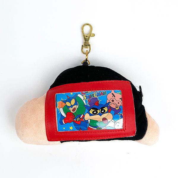 クレヨンしんちゃん しんちゃん クレヨンしんちゃん ぬいぐるみパスケース しんちゃん パスケース 定期入れ